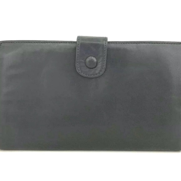 🏆💎 CHANEL CC Logo Leather Long Bifold Wallet NO BOX - Picture 3 of 7